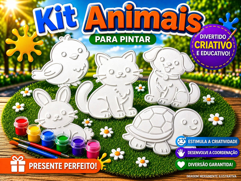 Kit Animais para Pintar
