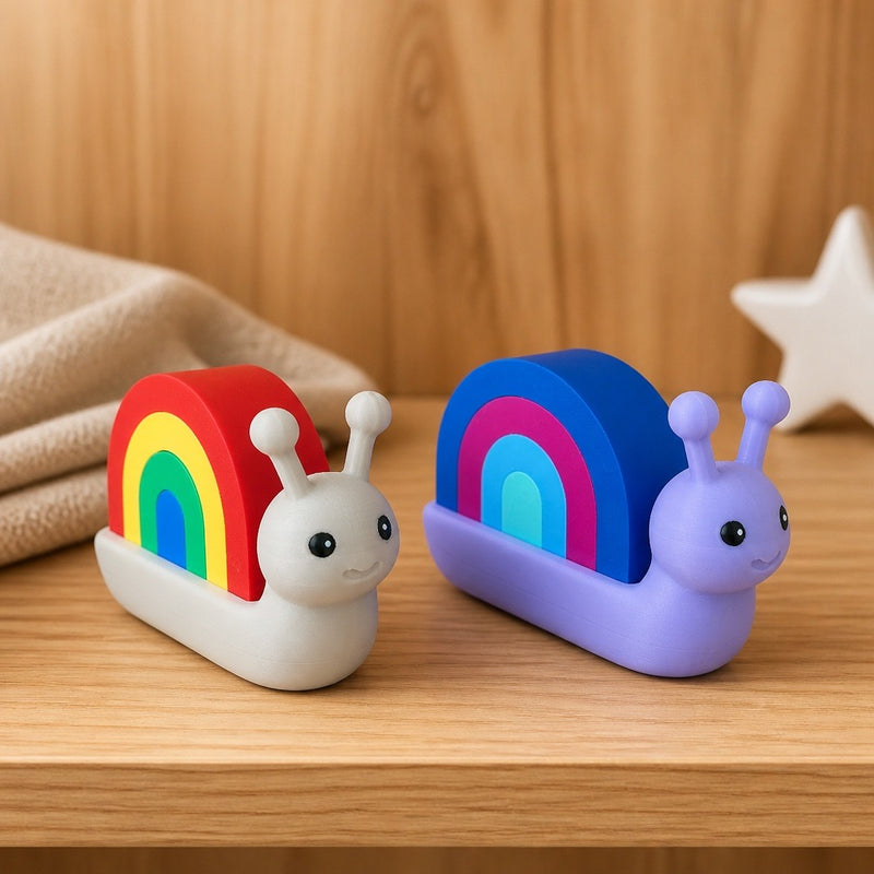Brinquedo de Montar Infantil Caracol Colorido