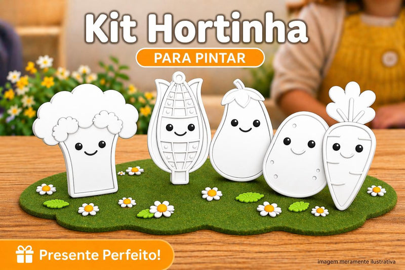 Kit Hortinha para Pintar