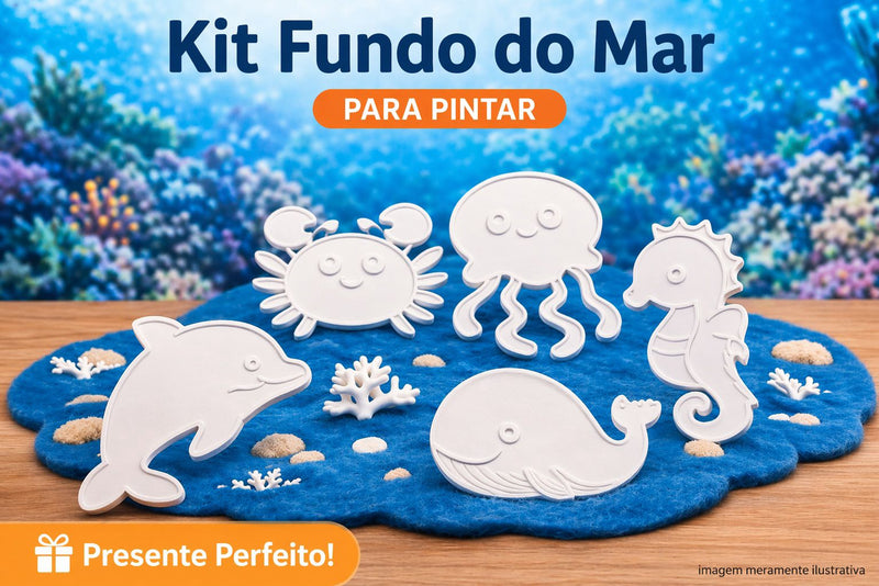 Kit Fundo do Mar para Pintar