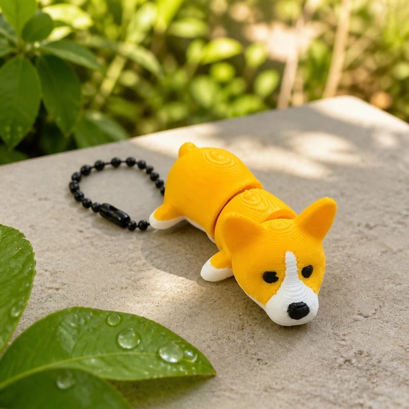 Chaveiro Dog Corgi Articulado